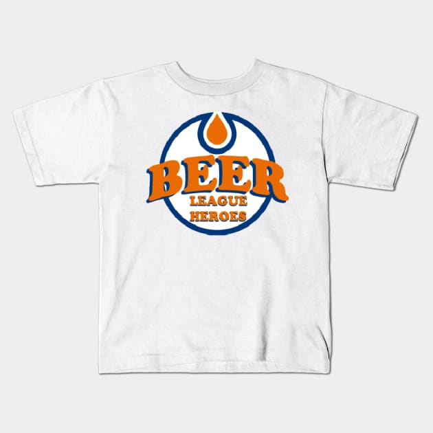 Official Beer League Heroes Shirt Kids T-Shirt by Beerleagueheroes.com Merch Store